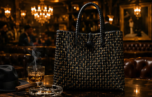 The Gatsby Gala Bag – Rich in texture and detail, this bold design captures the essence of indulgence and celebration. A true standout piece for those who embrace luxury without compromise.