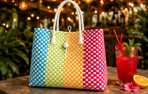 Tropical Punch Gala Bag – A lively combination of playful colours that captures the essence of fruity fun. Fresh, spirited, and full of personality.