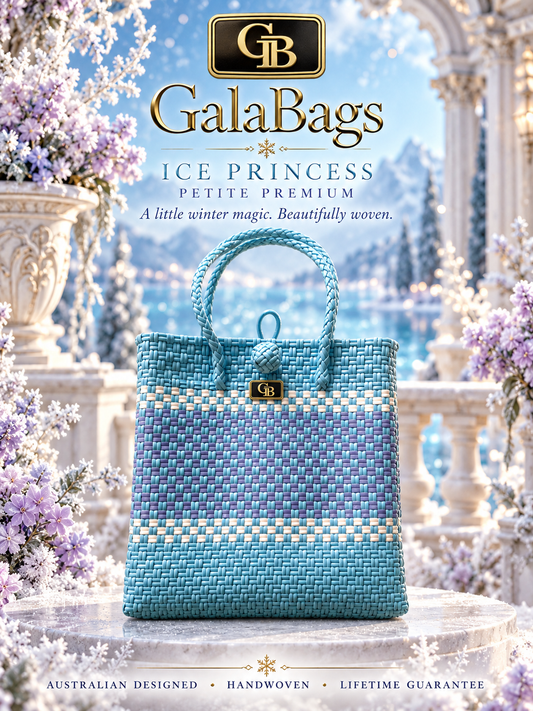 Ice Princess Petite Premium GalaBag styled cover with GB logo and badge